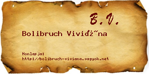 Bolibruch Viviána névjegykártya